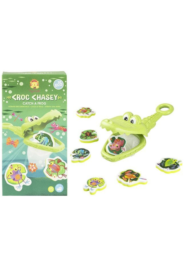 Croc Chaset Catch a Frog