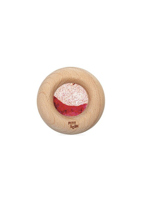 Donut sensorial purpurina Rojo 