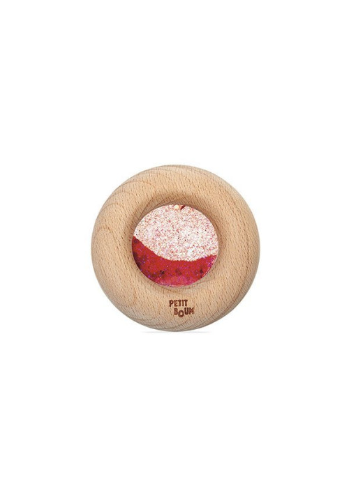 Donut sensorial purpurina Rojo 