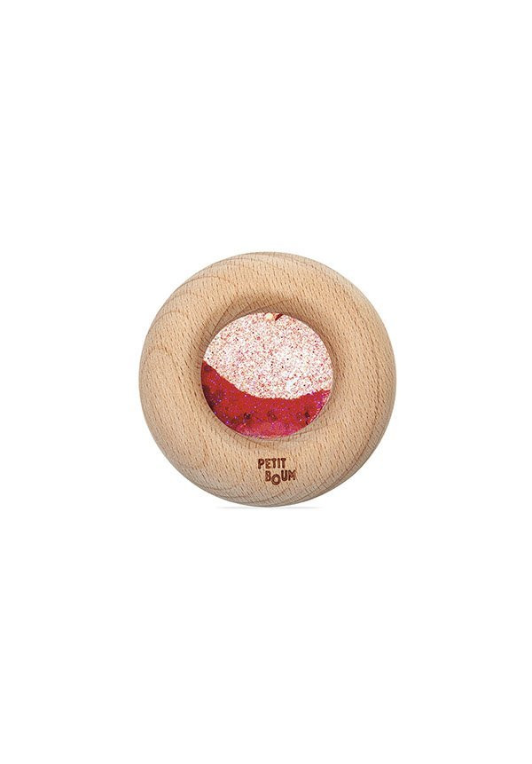 Donut sensorial purpurina Rojo 