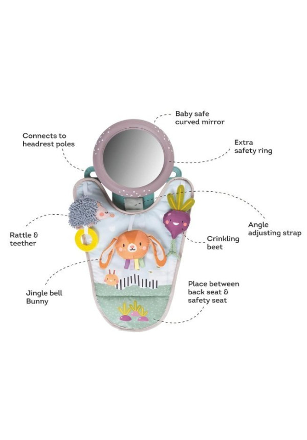 Centro de actividades para coche Conejo - Taf Toys