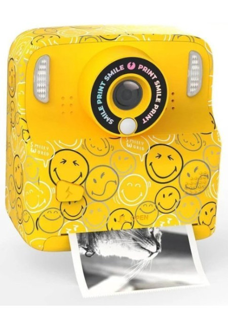 Cámara Digital Instantánea PIXIPRINT - Smiley Amarillo MOB