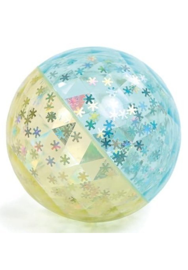 Pelota Sensorial Brillante Traslúcida y con Lentejuelas
