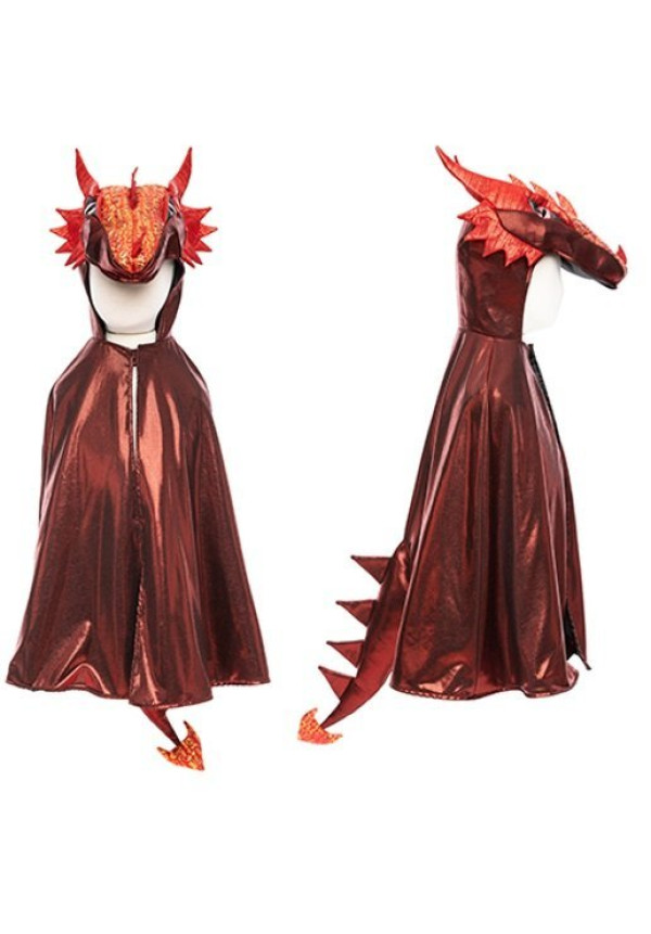 Capa Ruby Metallic Dragon 3/4 años - Great Pretenders