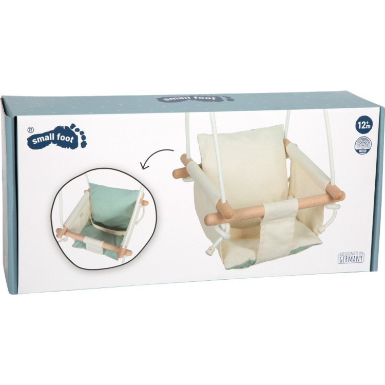 Columpio Beige Madera y Tela