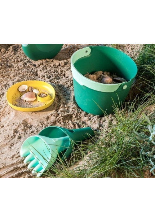 Bolsa Antiarena con Cubo, pala, rastrillo y Molde Garden Green