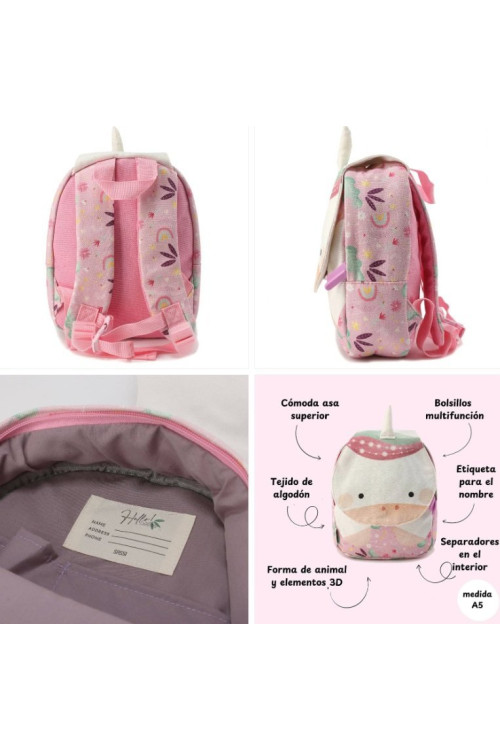 Mini mochila Unicornio Sassi