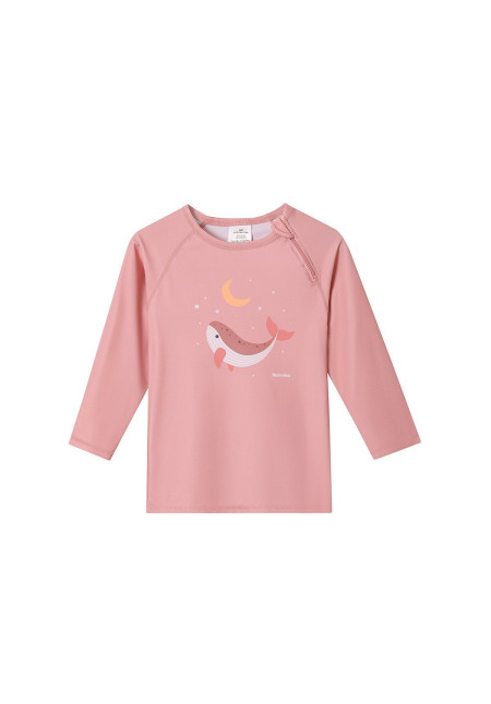 Camiseta UPF +50 Whale Pink