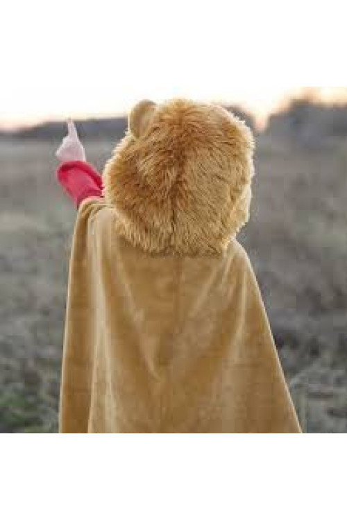 Capa Felpa León con capucha +18meses