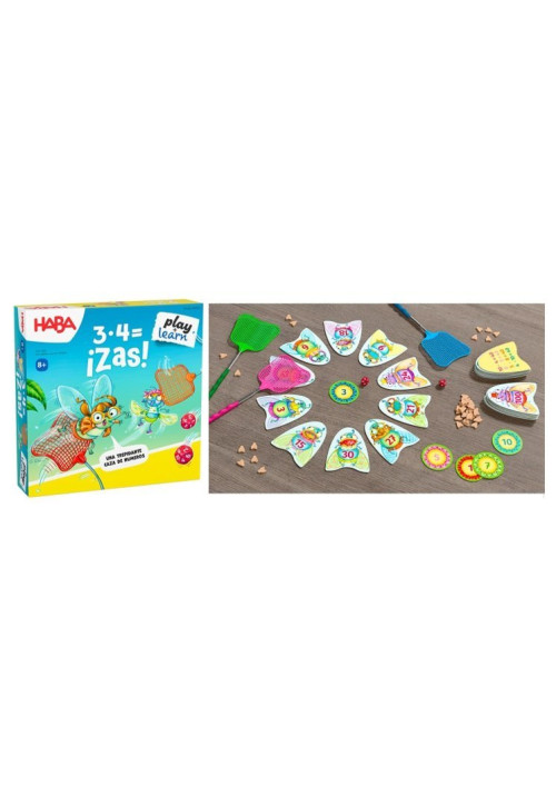 Juego 3x4 Zas! - Juego multiplicativo - Haba